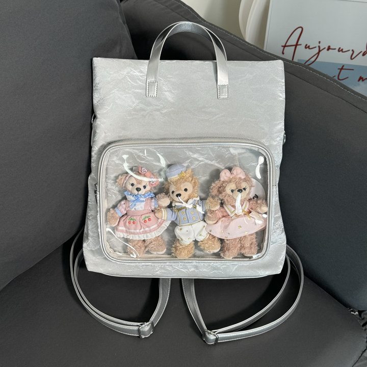 Multi-Way Ita Bag – Large Capacity, Convertible Shoulder, Backpack & Handbag